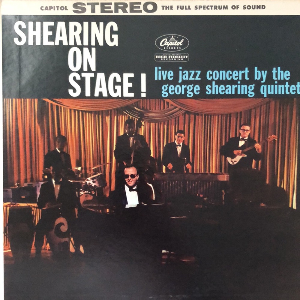 George Shearing On Stage Live Jazz Concert Vinyl Lp